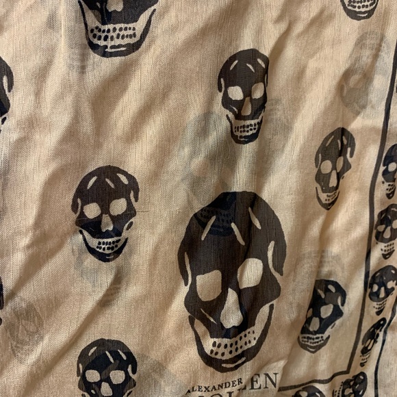 Gently Used Alexander Mcqueen Silk Scarf - Picture 2 of 4